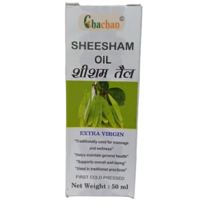 Chachan Extra Virgin Sheesham Oil (शीशम तेल) | 50ml packaging bottle