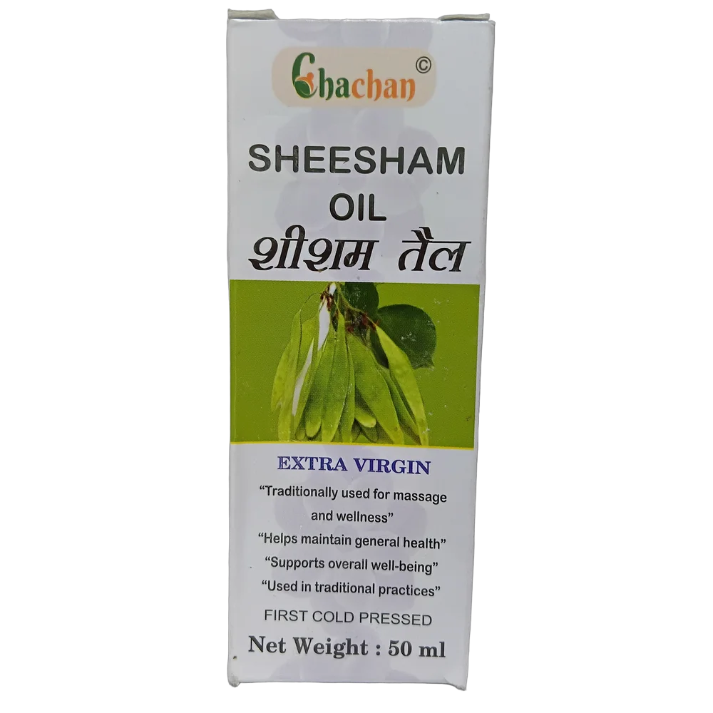 Chachan Extra Virgin Sheesham Oil (शीशम तेल) | 50ml packaging bottle
