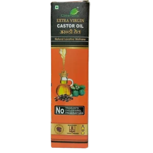 Cura Foods Extra Virgin Castor Oil (एरण्ड तेल) | 100ml packaging bottle