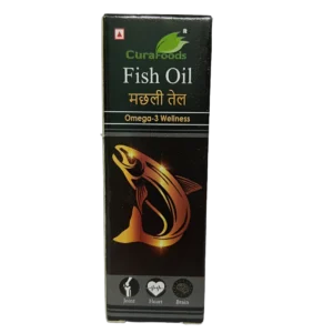 Cura Foods Fish Oil (मछली का तेल) | 50ml packaging bottle