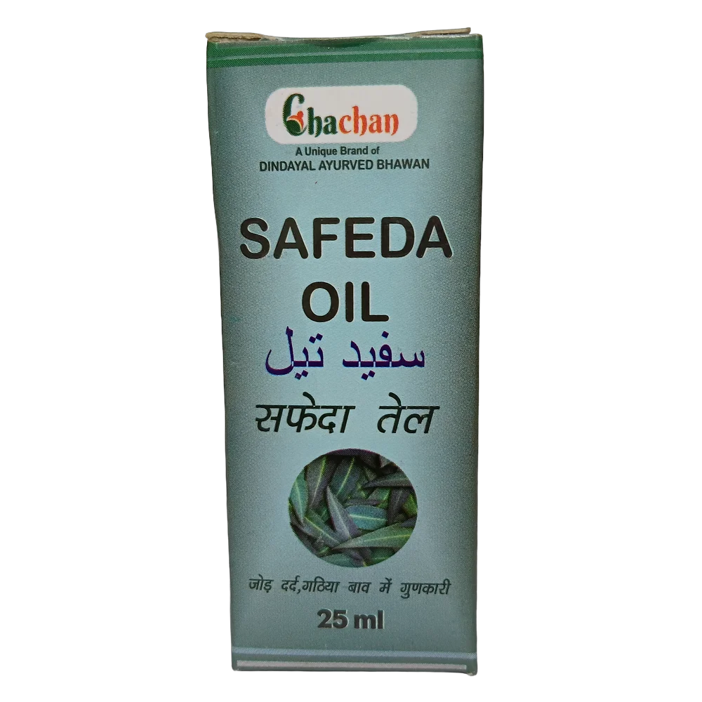 Chachan Safeda Oil (सफेदा तेल) | 25ml packaging bottle