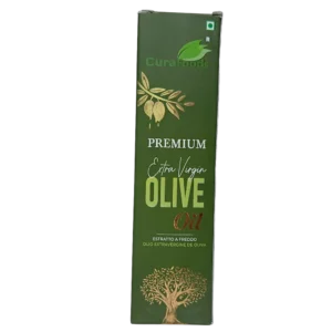 Cura Foods Extra Virgin Olive Oil 200ml bottle for massage and hair care
