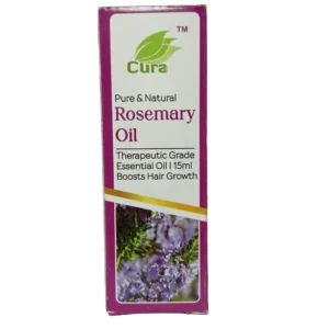 Cura Foods Rosemary Oil 15ml bottle for hair growth and scalp