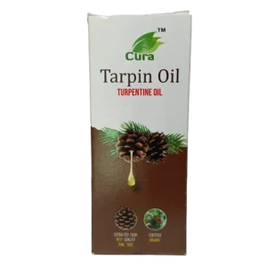 Cura Foods Turpentine Tarpin Oil 100ml bottle for pain relief