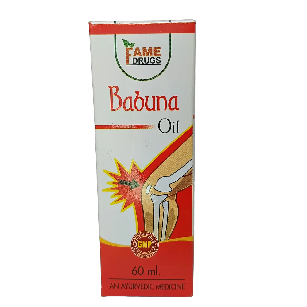 Fame Drugs Babuna Oil 60ml bottle for local application