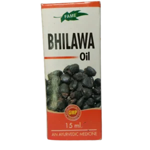 Fame Drugs Bhilawa Oil 15ml bottle for local application
