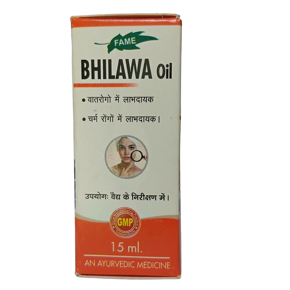 Fame Drugs Bhilawa Oil 15ml bottle for local application