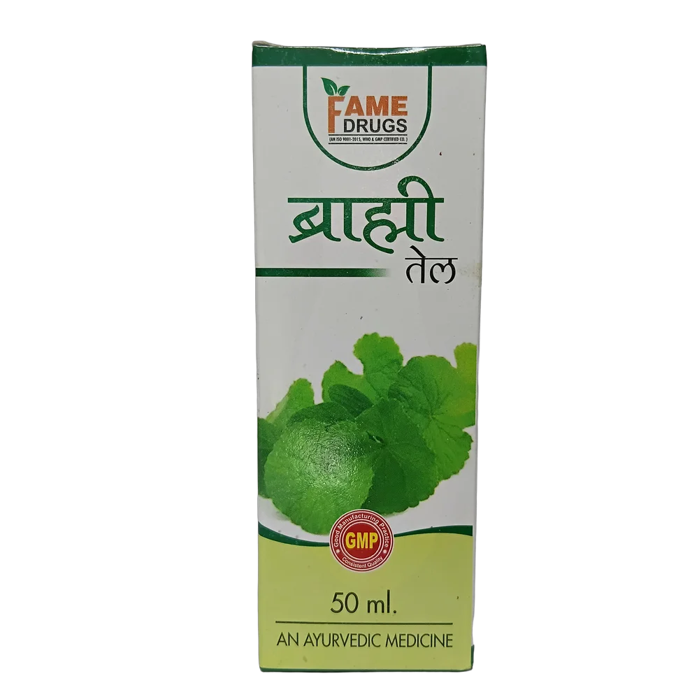 Fame Drugs Brahmi Oil 50ml bottle for local application