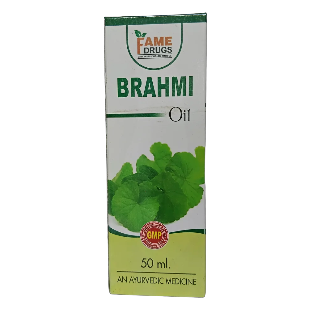Fame Drugs Brahmi Oil 50ml bottle for local application