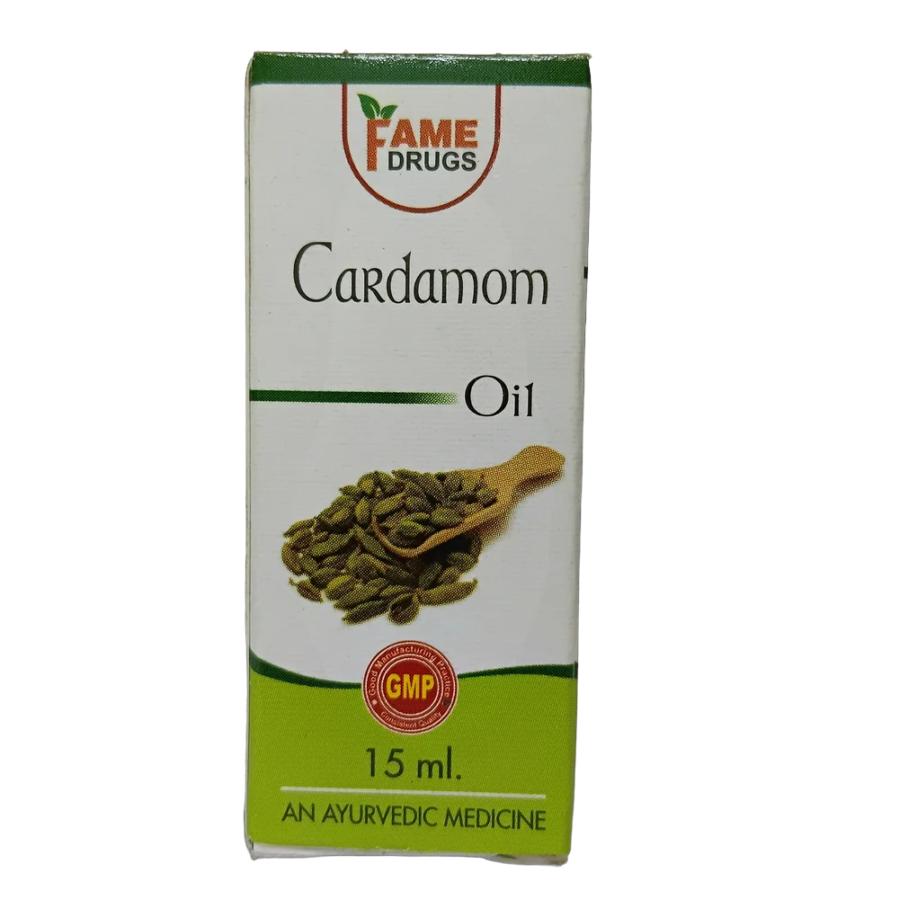 Fame Drugs Cardamom Oil 15ml bottle for local application
