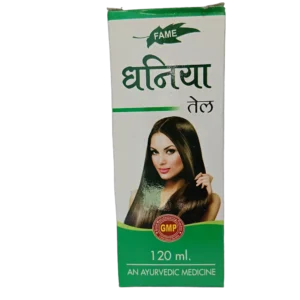 Fame Drugs Dhaniya Oil 120ml bottle for local application