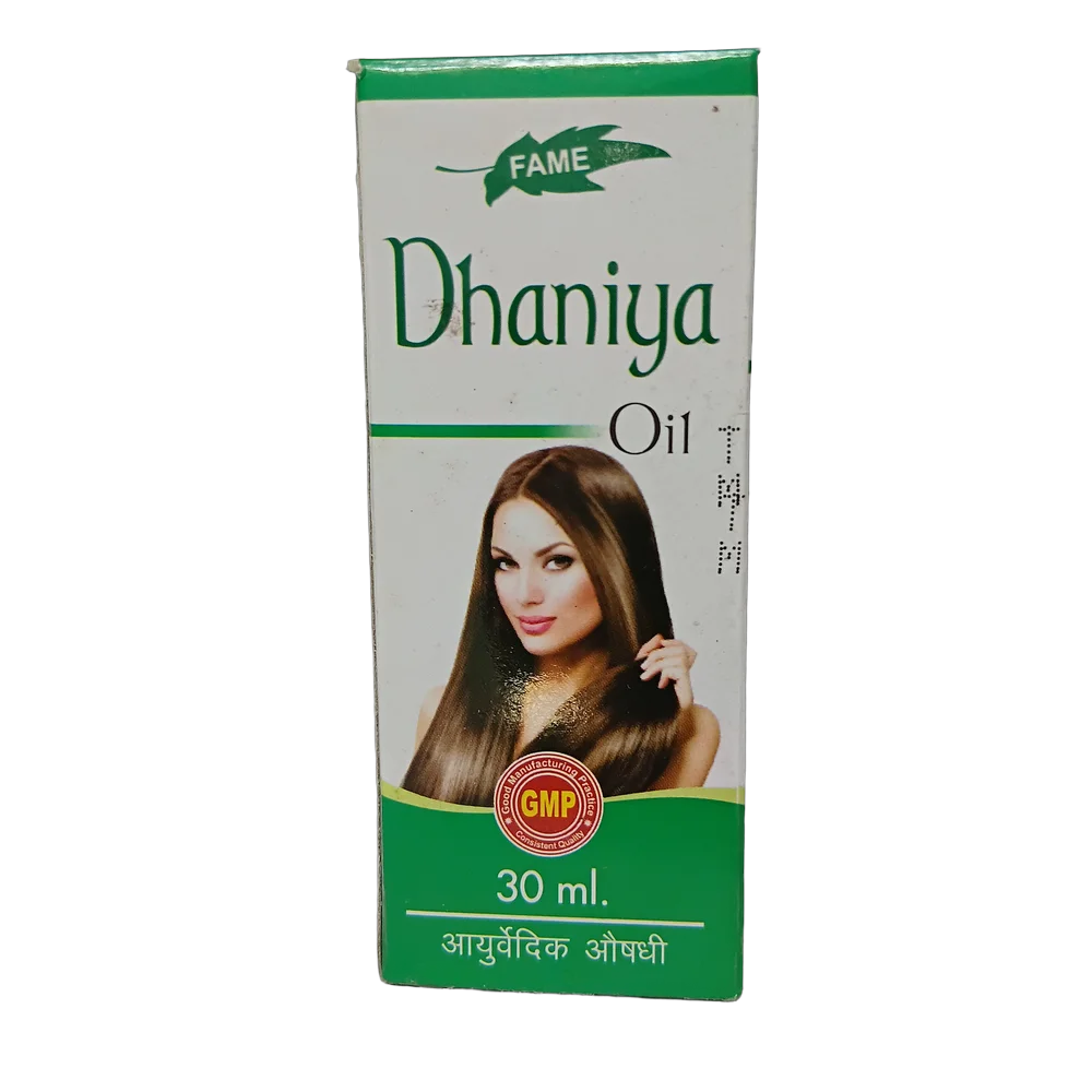 Fame Drugs Dhaniya Oil 120ml bottle for local application