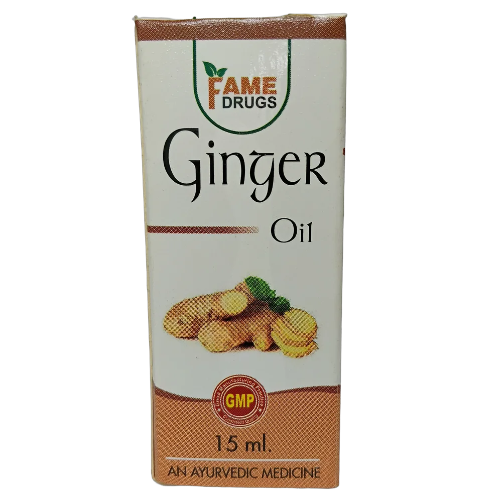 Fame Drugs Ginger Oil 15ml bottle for local application
