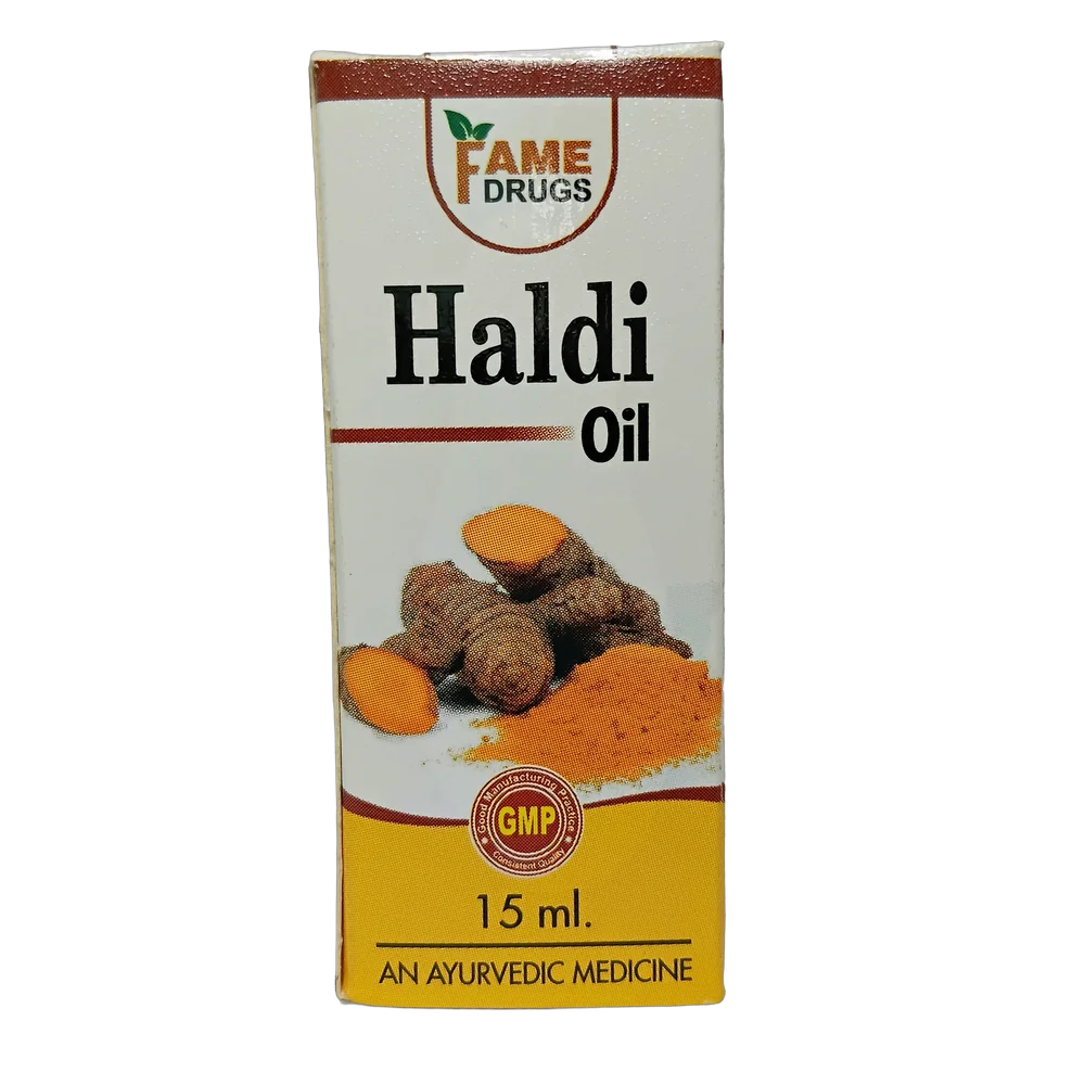 Fame Drugs Haldi Tail 15ml bottle for local application