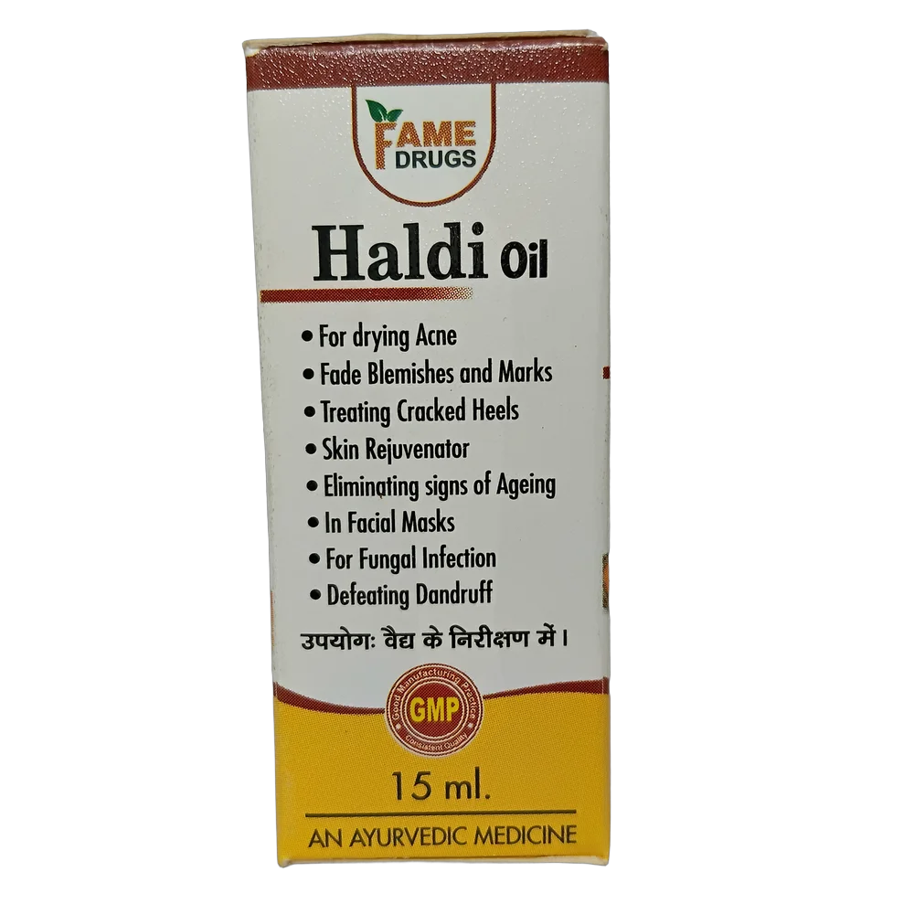 Fame Drugs Haldi Tail 15ml bottle for local application