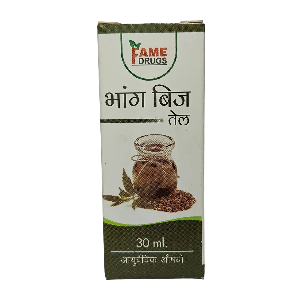 Fame Drugs Hemp Seed Oil 30ml bottle for local application