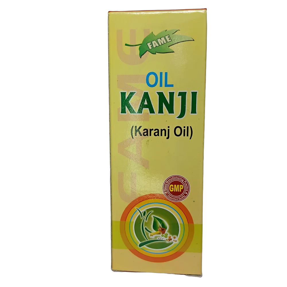 Fame Drugs Karanj Oil 60ml bottle for local application