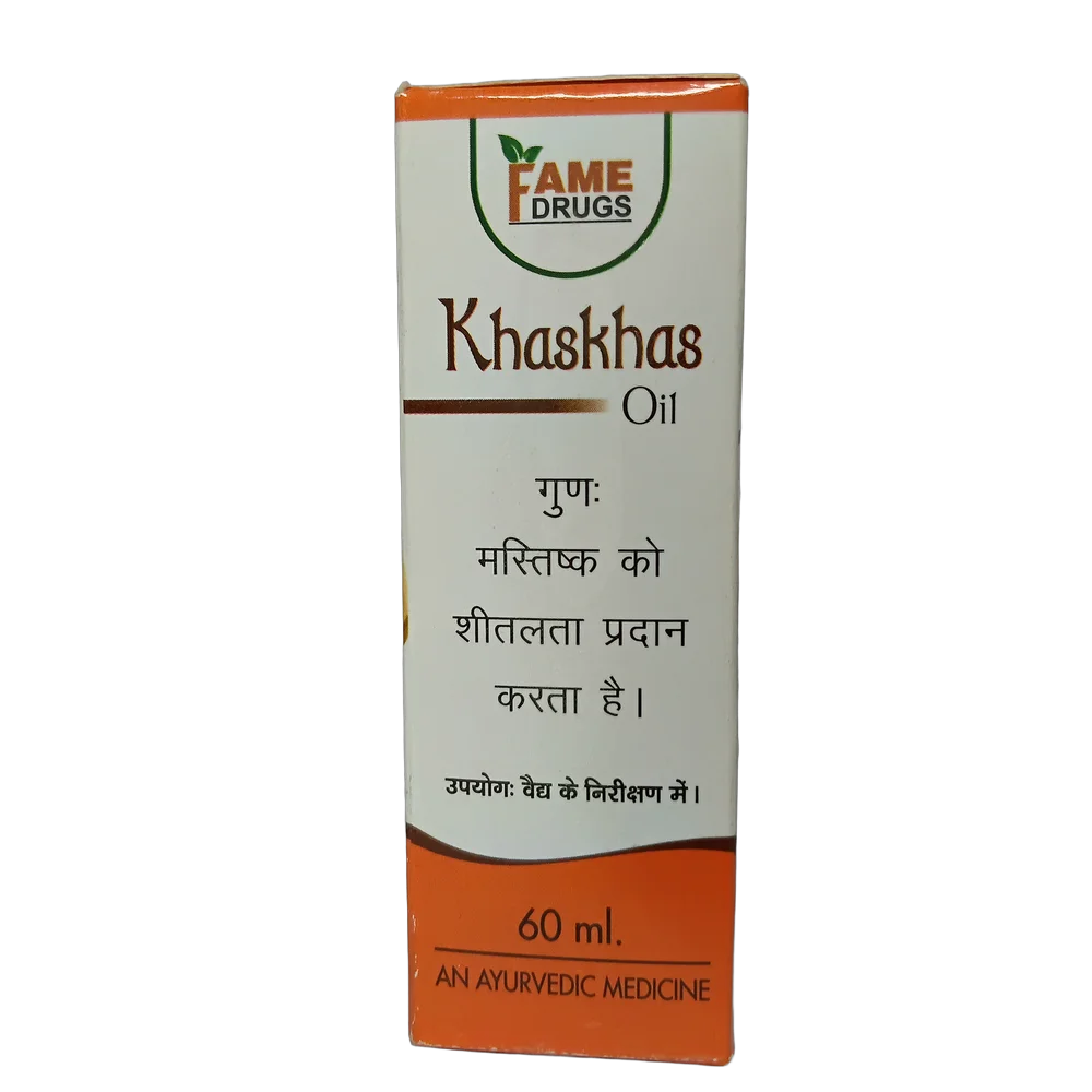 Fame Drugs Khaskhas Oil 60ml bottle for local application