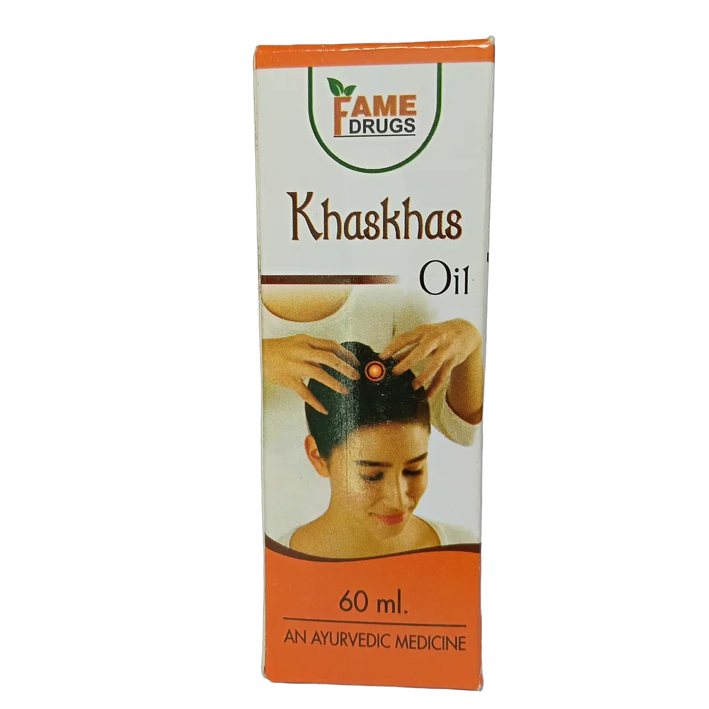 Fame Drugs Khaskhas Oil 60ml bottle for local application