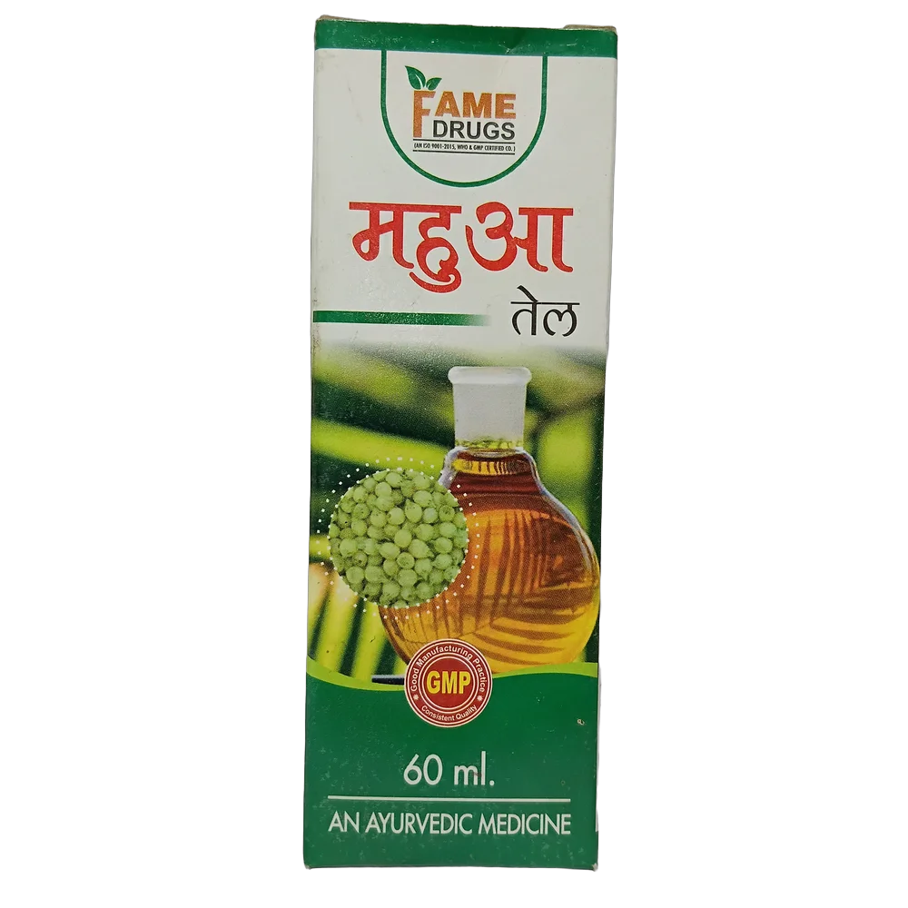 Fame Drugs Mahua Oil 60ml bottle for local application