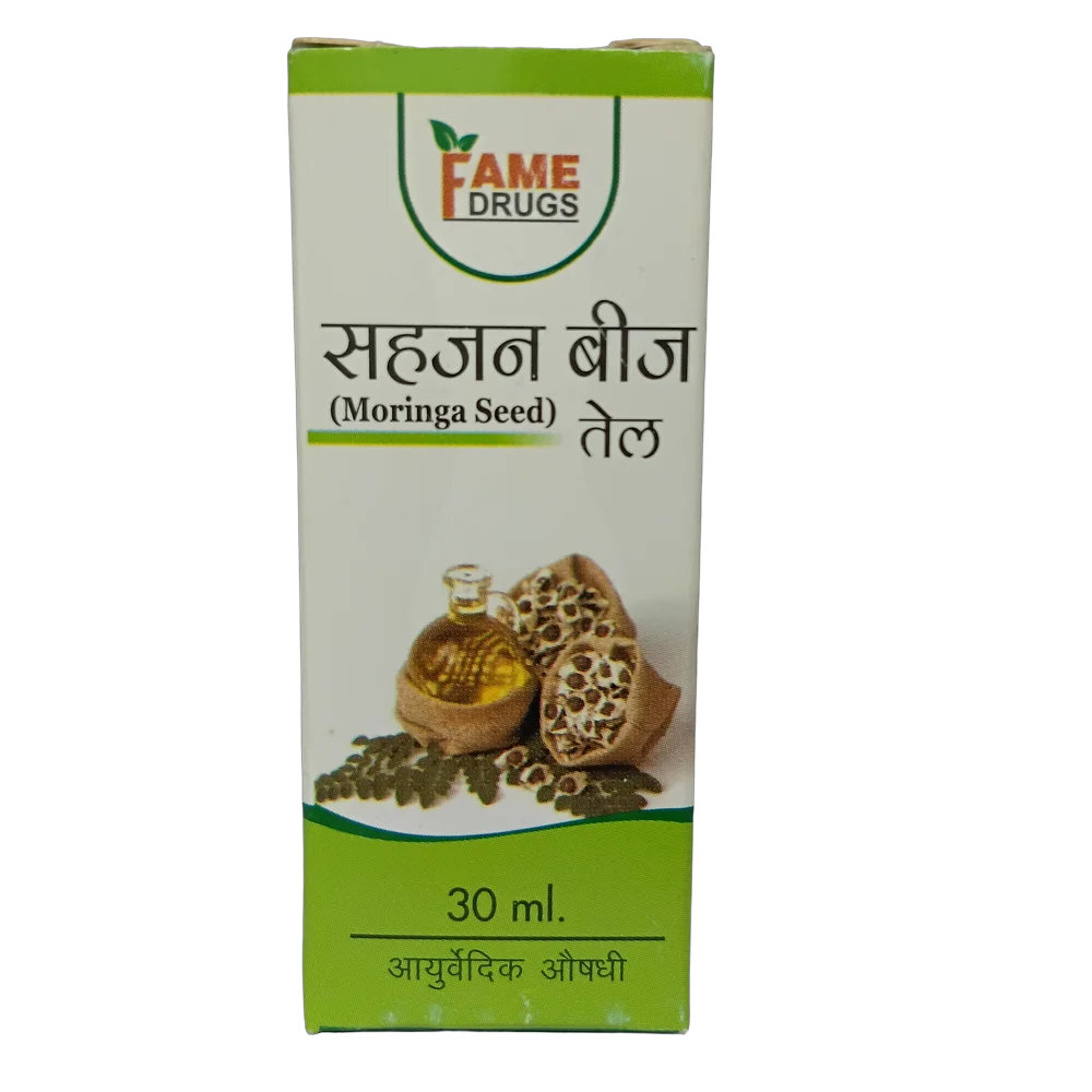 Fame Drugs Moringa Seed Oil 30ml bottle for local application