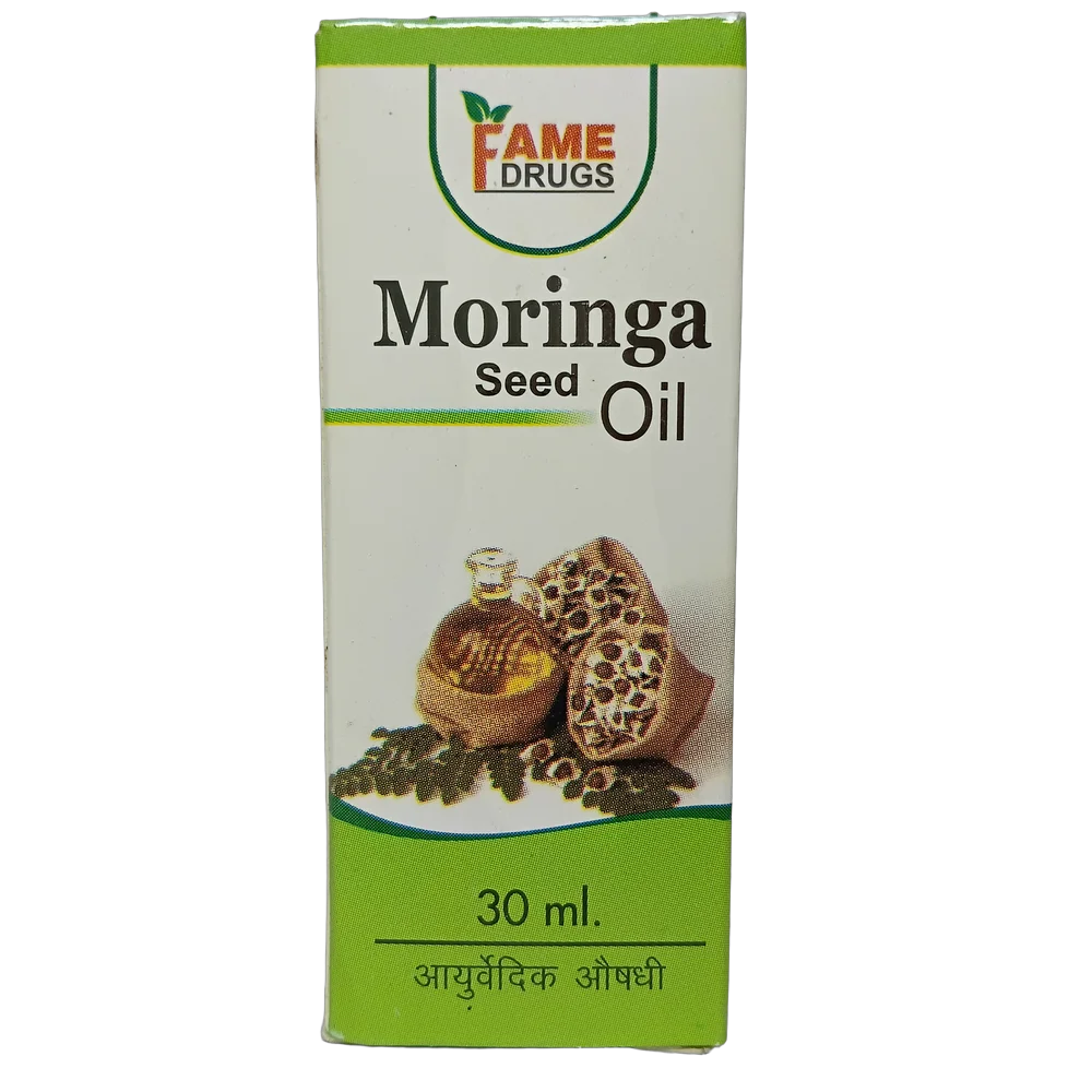Fame Drugs Moringa Seed Oil 30ml bottle for local application
