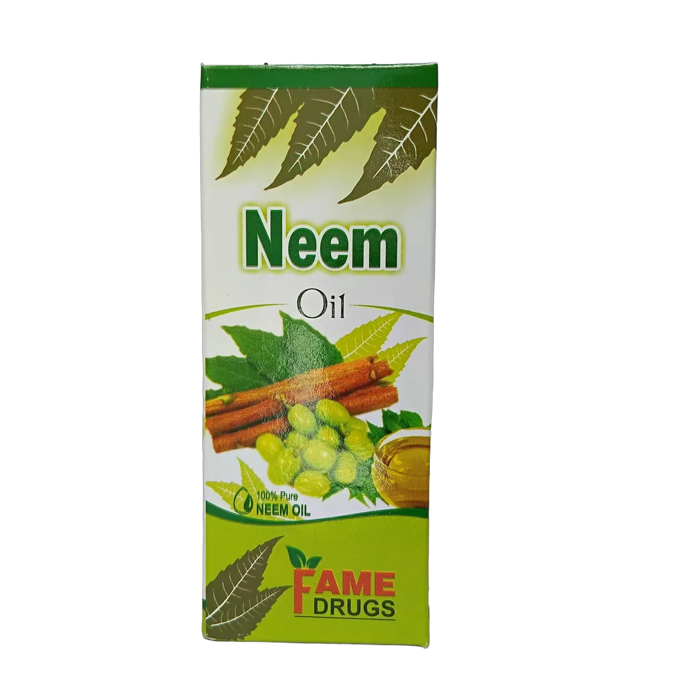 Fame Drugs Neem Oil 120ml bottle for local application