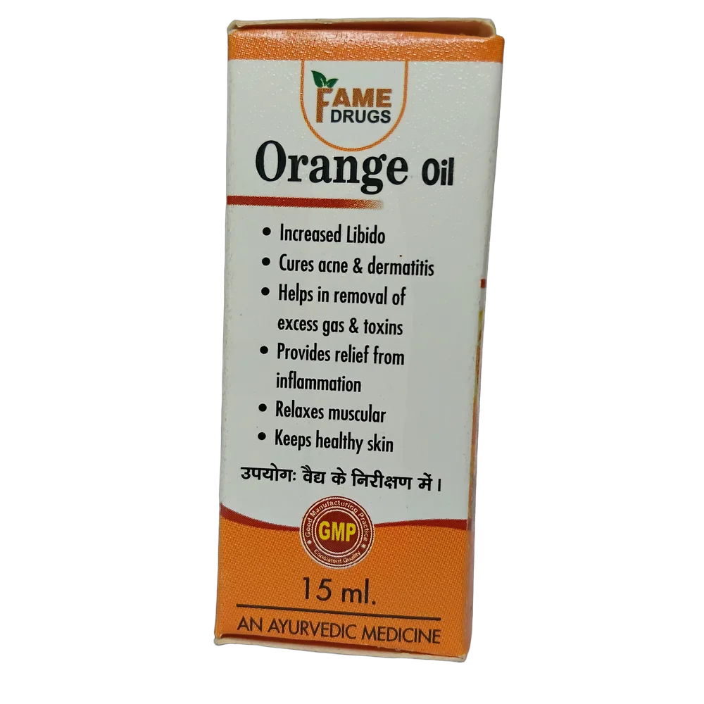 Fame Drugs Orange Oil 15ml bottle for local application