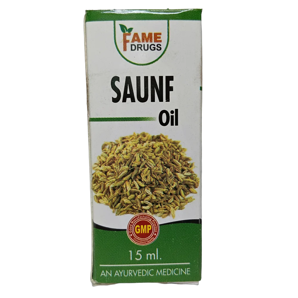 Fame Drugs Saunf Oil 15ml bottle for local application