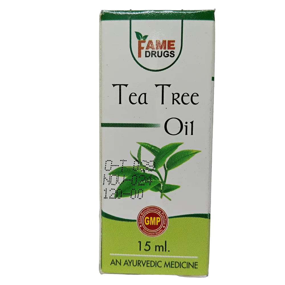 Fame Drugs Tea Tree Oil 15ml bottle for local application