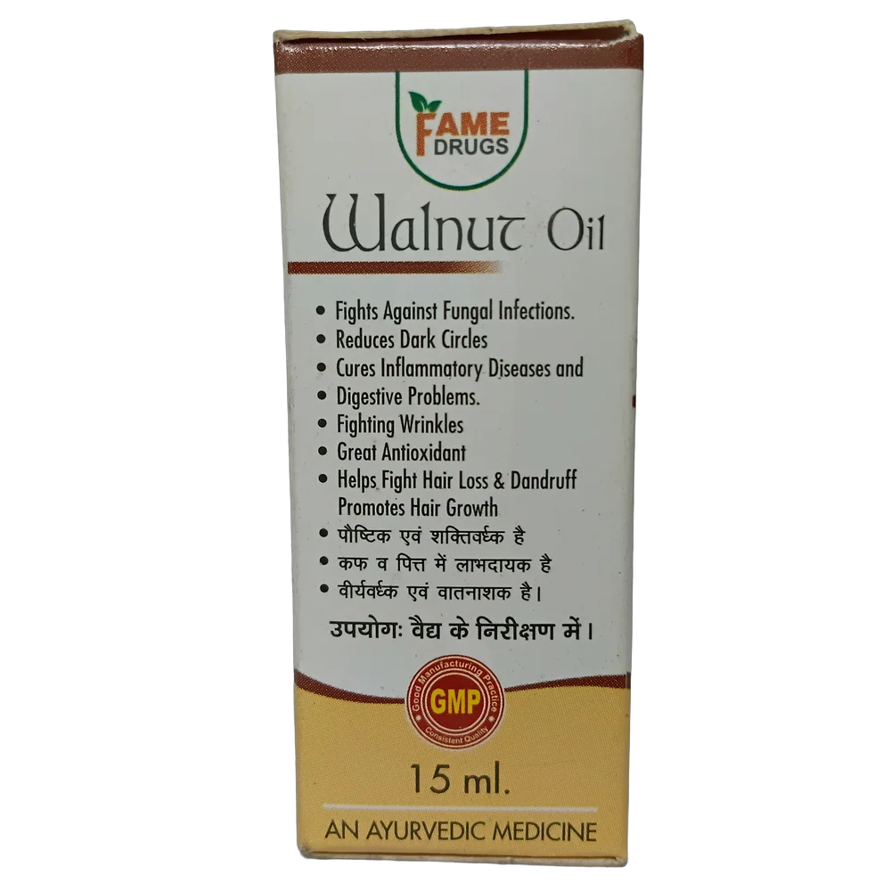 Fame Drugs Walnut Oil 15ml bottle for local application