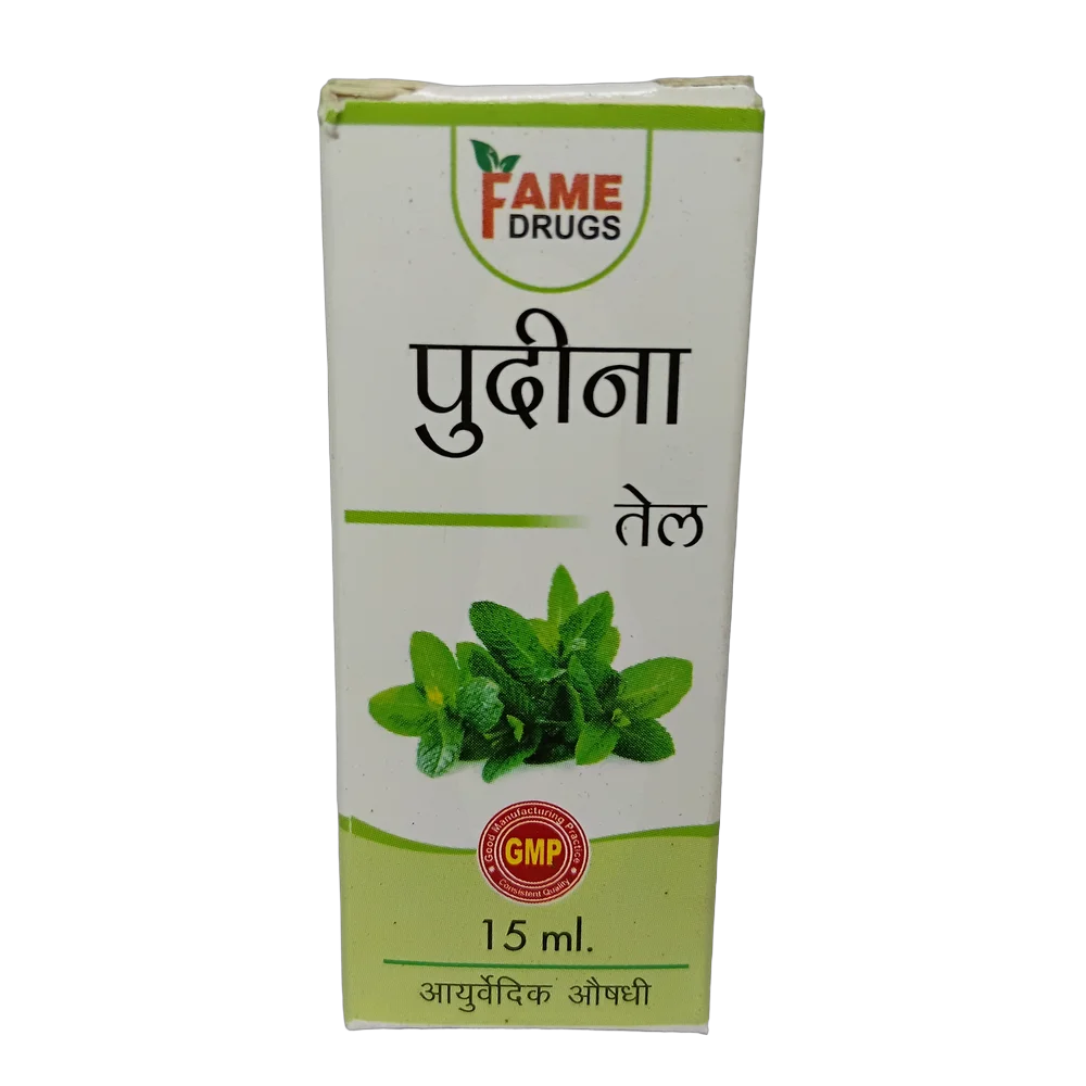 Fame Drugs Pudina Oil 15ml bottle for local application