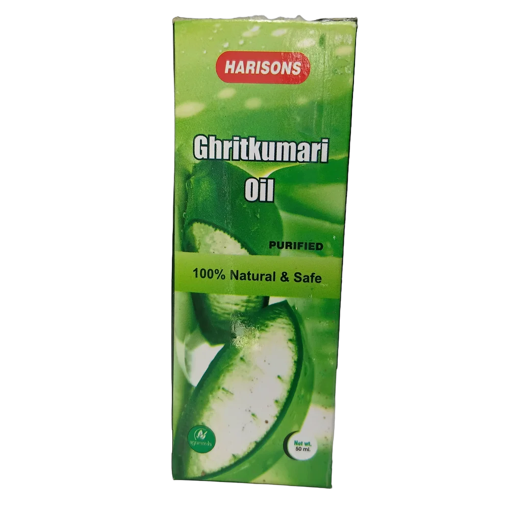 Harisons Ghritkumari Oil 50ml bottle for local application