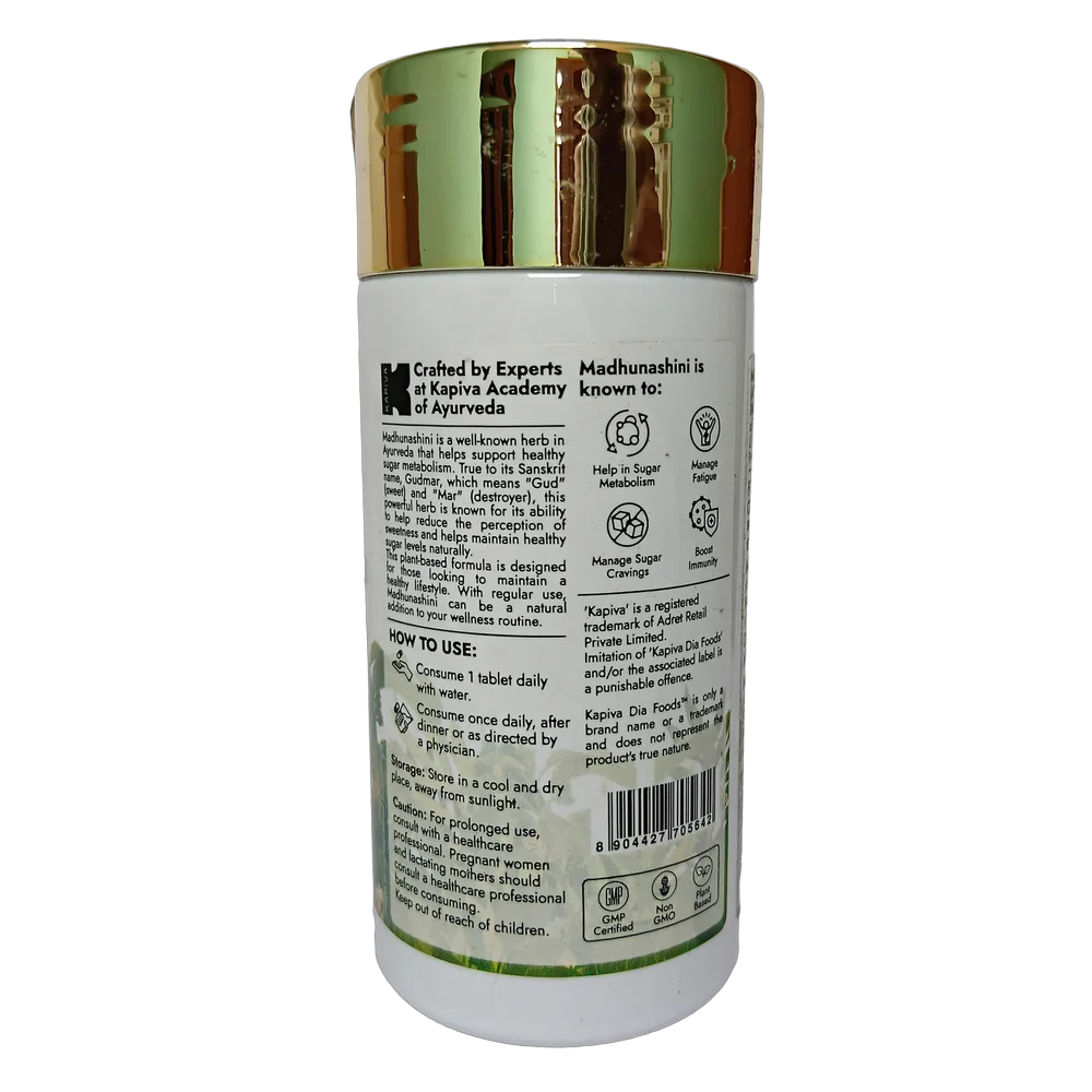 Kapiva Madhunashini Vati 30tab bottle for local application