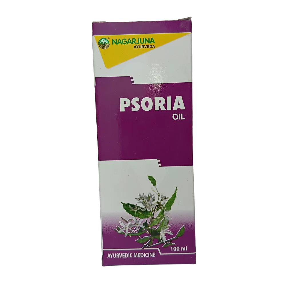 Nagarjuna Psoria Oil 100ml bottle for local application