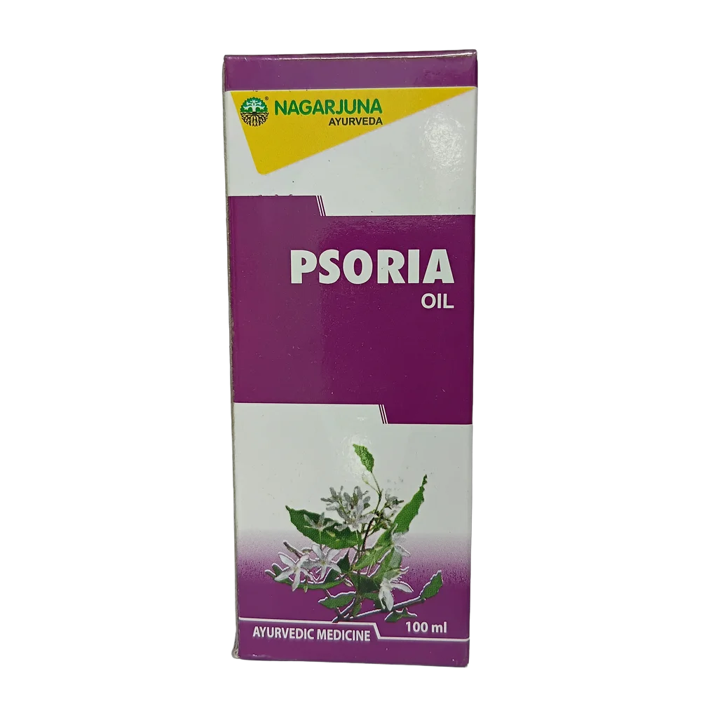 Nagarjuna Psoria Oil 100ml bottle for local application