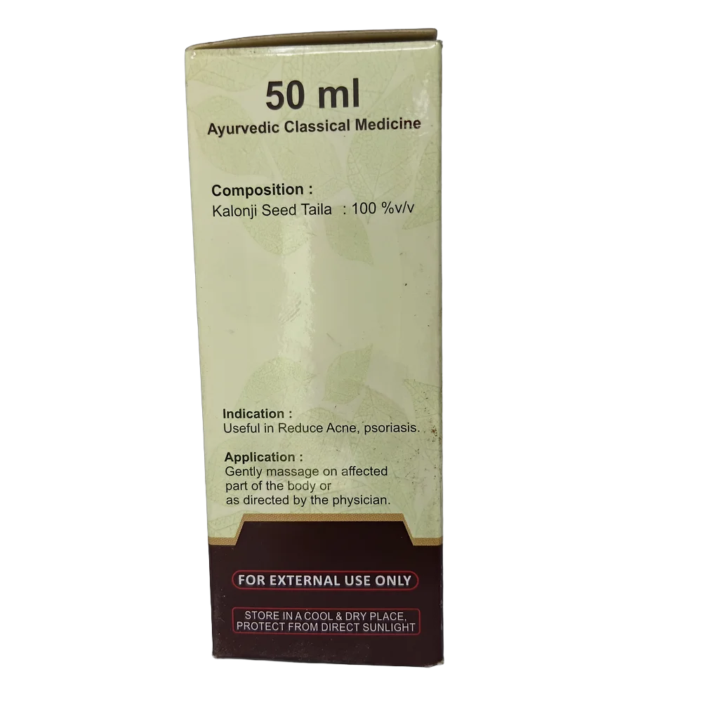 Namonakshatra Kalonji Oil 50ml bottle for local application