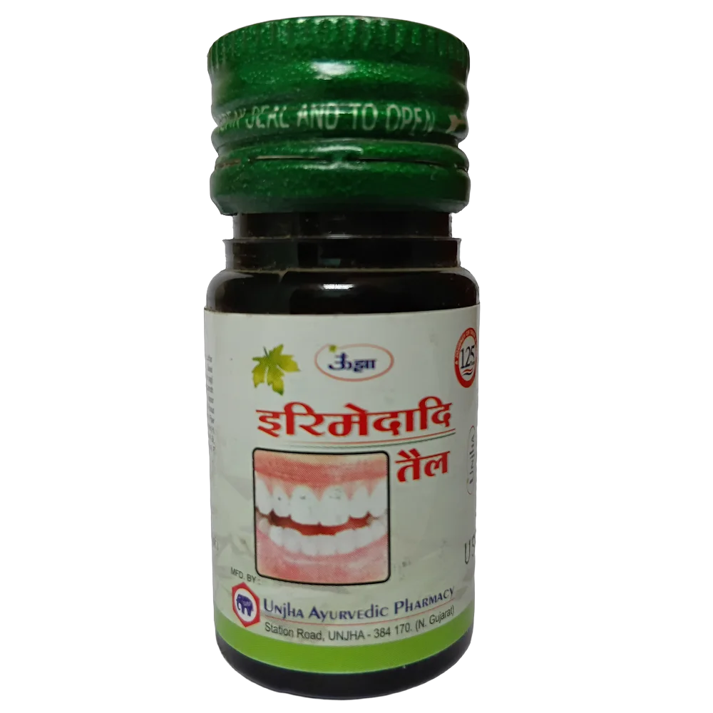 Unjha Irimedadi Oil 15ml bottle for local application